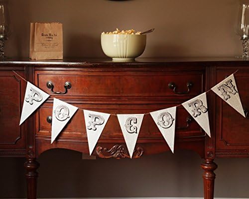 Popcorn Banner Party Decoration