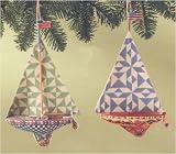 Blue & Green Sailboats Hanging Ornaments, Set of 2
