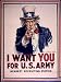 Uncle Sam Poster I Want You for US Army
