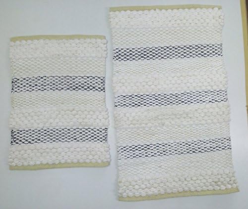 Springfield Collection 2 Piece Bath Rug Set, Bathroom Rug (21" X 34") and (17" X 24")