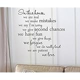 Decalgeek Wall Art Vinyl Decal, 22-inch x 22-inch - In this house