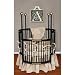 Baby Doll Bedding Sensation Round Crib Bedding Set, Gold