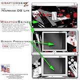 Abstract 02 Red WraptorSkinz Skin kit fits Nintendo DS Lite (DS LITE NOT INCLUDED)