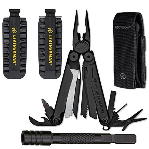 50 Leatherman Wave Black Oxide Finish Multi Tool with Nylon MOLLE