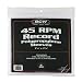 200 7" 45 rpm Single Outside Vinyl Record Sleeves - Plastic Covers / Outer Protection