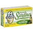 Season Sardines in Pure Olive Oil, 4.375-Ounce Tins (Pack of 12)