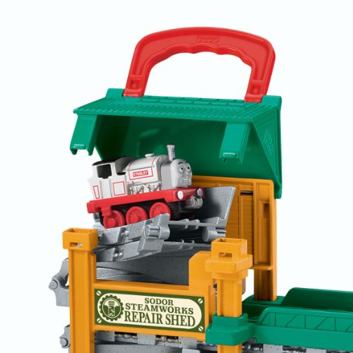 Imagen 3 de Thomas and Friends DC Engine - set de juego taller de reparación de coches