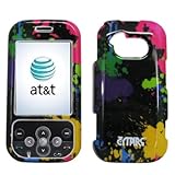 EMPIRE Paint Splatter Design Snap-On Cover Case for AT&T LG Neon GT365
