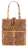 Vera Bradley Tiki Tote Bag Bali Gold