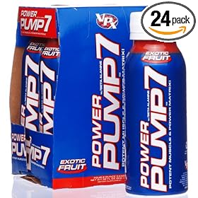 VPX Power Pump 7 Performance-Boosting RTD Beverage, Exotic Fruit, 8-Ounce... by Vpx Sports / Redline