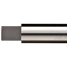 Alvord Polk 155-S-07 High-Speed Steel Taper Pin Reamer Set, Straight Flute, Uncoated Finish, 5-Piece, #0 - #5 Taper Pin Sizes in Wood Case