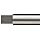 Alvord Polk 155-S-07 High-Speed Steel Taper Pin Reamer Set, Straight Flute, Uncoated Finish, 5-Piece, #0 - #5 Taper Pin Sizes in Wood Case