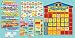 Scholastic SC939405 All-In-One Schoolhouse Calendar Bulletin Board