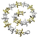 925 Silver Turtle Link Bracelet Hawaiian Jewelry