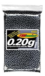 TSD Tactical 6mm .20g Precision Airsoft BBs - 3000 Round Bag - Black