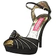 Bordello By Pleaser Women's Preen-16 Peep Toe Platform