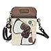 Charming Chala Playful Puppy Dog Cell Phone Purse Mini Crossbody Bag
