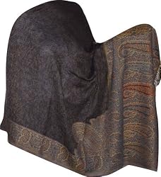 Jacquard Shawl Wool Winter Accessory 80 x 40 inches (jmwr542)
