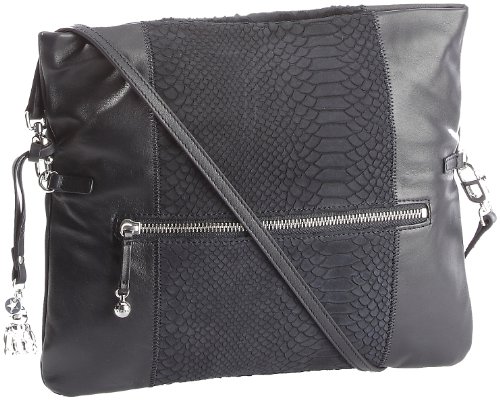 Kipling Lucilla, Sac &agrave; main femme - Marine, Cuir