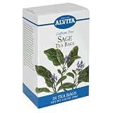 Alvita Tea Bags, Sage, Caffeine Free, 24 tea bags (Pack of 4)
