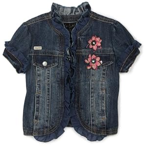 Baby phat Girls 2-6x Short Sleeve Denim Jacket