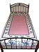 Indian Bedding Pink Blue Camel Print Bed Cover Twin Size Cotton Bedspreads