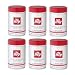 illy Caffe Normale Whole Bean Coffee (Medium Roast, Red Top). Box of six 8.8oz coffee cans.