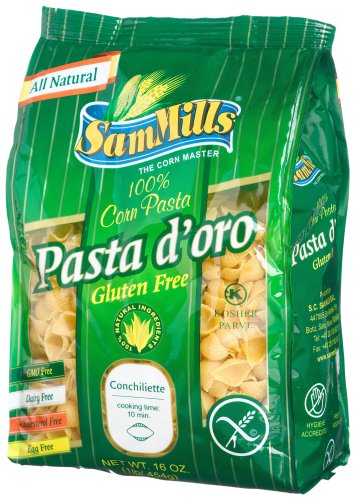 Sam Mills Gluten Free Conchiliette, 16-Ounce Bags (Pack of 12)