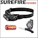 Surefire HS3ABK LED 500 Lumens Maximus Rechargeable Headlamp + 3V Lithium Battery + Digital Watch w/ 8 Knife Combo