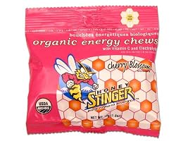 Honey Stinger Organic Energy Chews, Cherry Blossom, 1.8-Ounce Bags (Pack of 12)