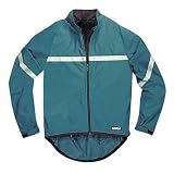 TAIGA Velocity Cycling Jacket - Wind and Water Repellent Jackets, Teal, MADE IN CANADA