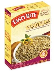 Tasty Bite Pesto Pilaf, Heat & Eat, 10-Ounce Boxes (Pack of 12)