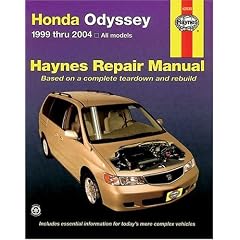 Honda Odyssey '99 Thru '04: 1999-2004 (Haynes Repair Manual)