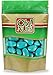 Teal Aqua Blue Jordan Almonds 2 Pound Bag - Oh! Nuts