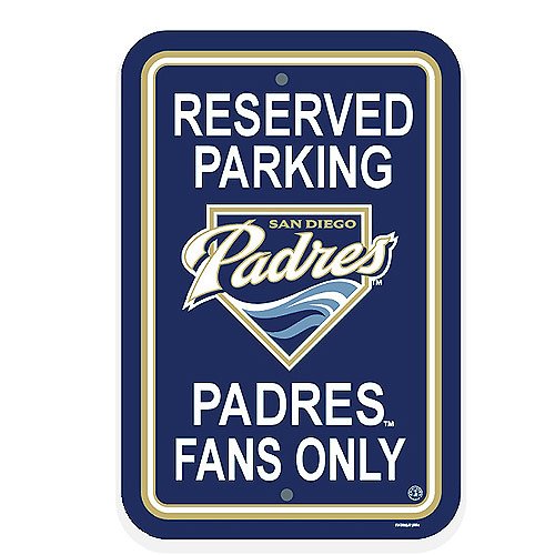 San Diego Padres Reserved Parking Sign