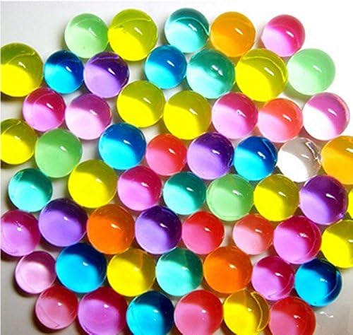 TaokaSupply About 30,000 Water Bead Gel, For Stress Balls, Summer Rainbow Mix