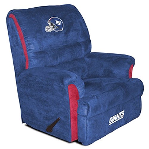 Buy New York Giants NFL Team Logo Big Daddy Recliner by Baseline Sports