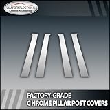07-12 Jeep Compass 4Pc Chrome Pillar Post Covers 