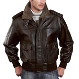 Landing Leathers Men's Cowhide Leather Flight Jacket - Regular & Tall