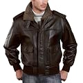 Landing Leathers Men's Cowhide Leather Flight Jacket - Regular & Tall
