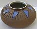 Decorative Clay Jar - 8 inches in diameter x 4 inches tall - Opening is 3 inches in diameter - Great for decoration such as flake plants or flowers