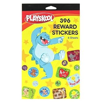 Playskool 396 Reward Stickers Booklet
