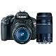 Canon T3i SLR Camera w/18-55mm Lens + EF-S 55-250mm Lens + EF 75-300mm Lens $649