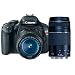 Canon EOS Rebel T3i 18 MP CMOS APS-C Sensor DIGIC 4 Image Processor Digital SLR Camera with EF-S 18-55mm f/3.5-5.6 IS Lens + Canon EF 75-300mm f/4-5.6 III Telephoto Zoom Lens