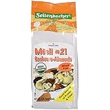 Seitenbacher Organic Musli, #21  Cashews & Apricots, 16 Ounce