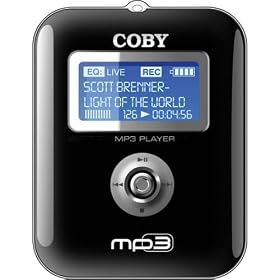 COBY MP-C741 MP3 Player w/256 MB Flash Memory & FM Radio