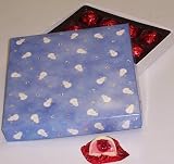 Scott's Cakes 1 lb. White Chocolate Covered Cherry Brandy Cherries in a Snowman Box