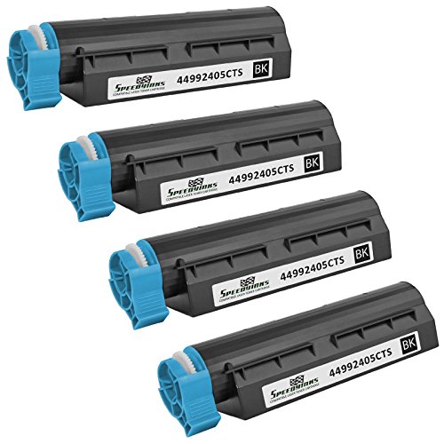 Speedy Inks - 4 Pack Okidata Compatible 44992405 Black Laser Toner Cartridge for use in MB Series - MB451W MFP