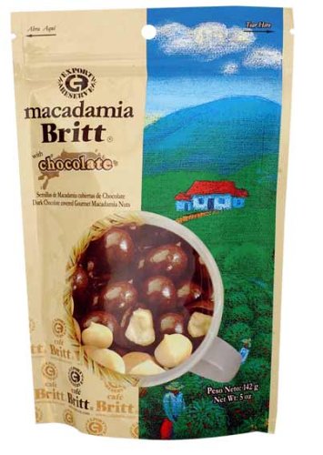 Dark Chocolate Covered Gourmet Macadamia Nuts by Cafe Britt