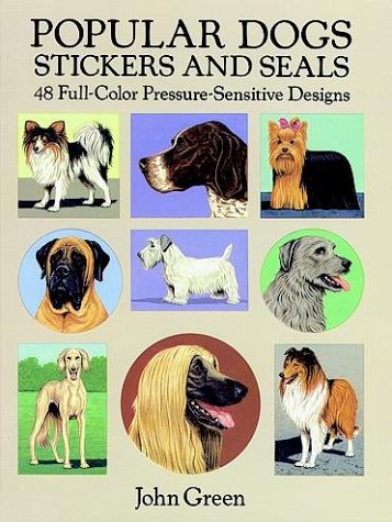 popular dogs stickers and seals dover stickers